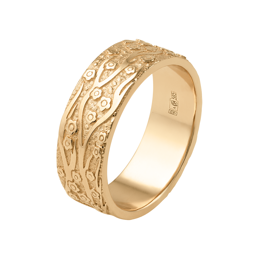 Кольцо из желтого золота  931666