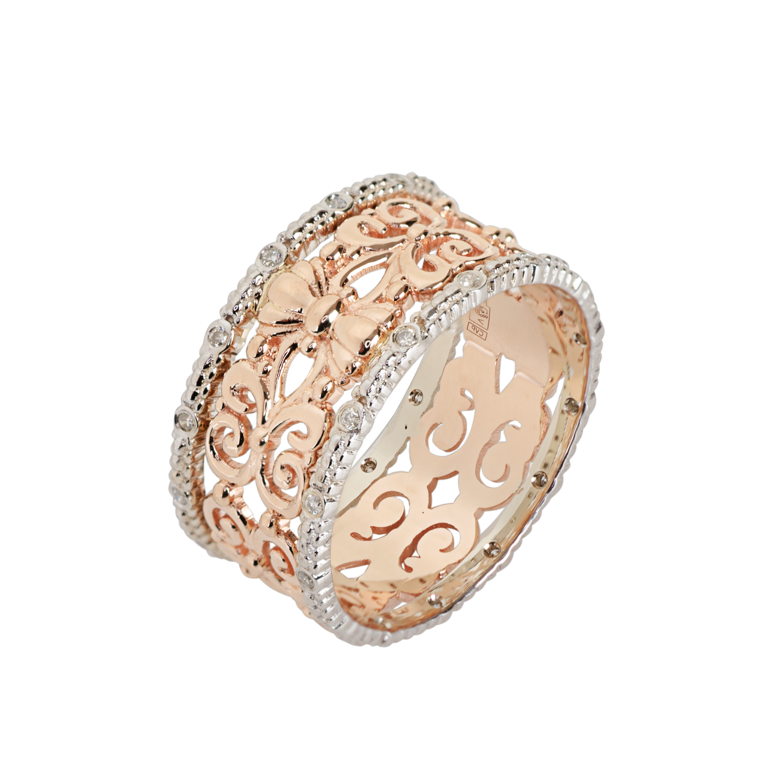 Кольцо из золота с бриллиантами 911348Б