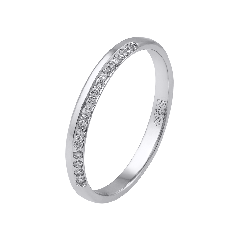 Кольцо из белого золота 585 пробы 921732Б