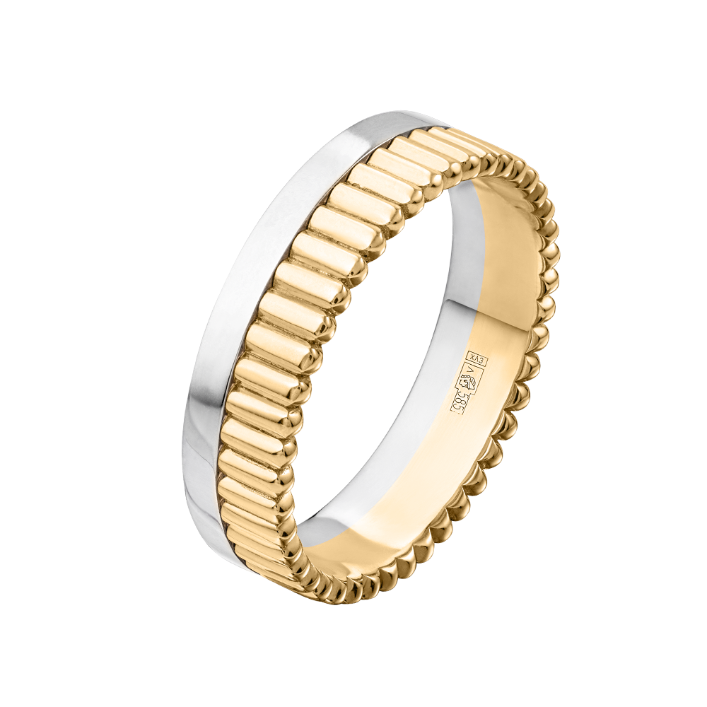 Кольцо из золота без вставок 931479