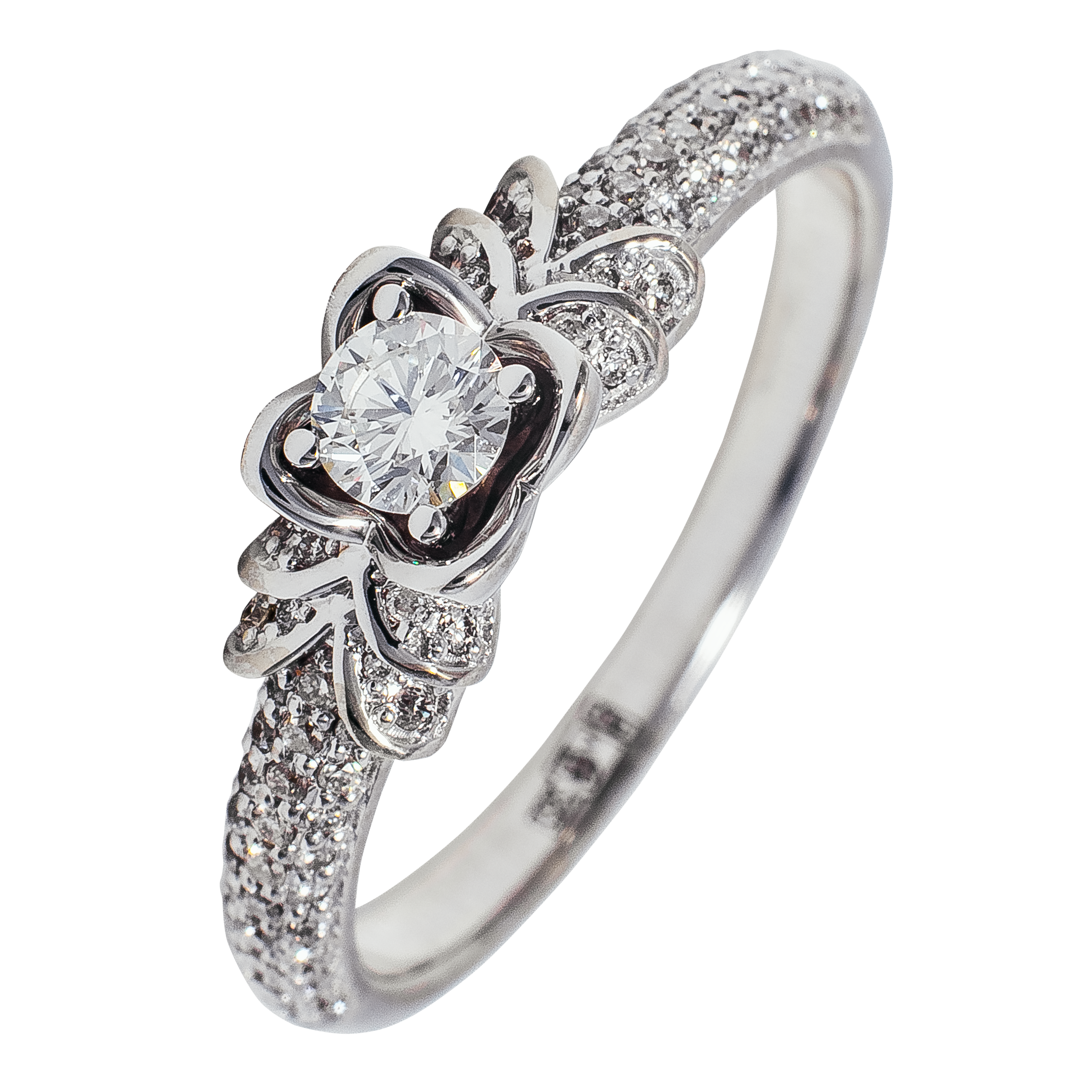 Кольцо из золота с бриллиантами 921324Б