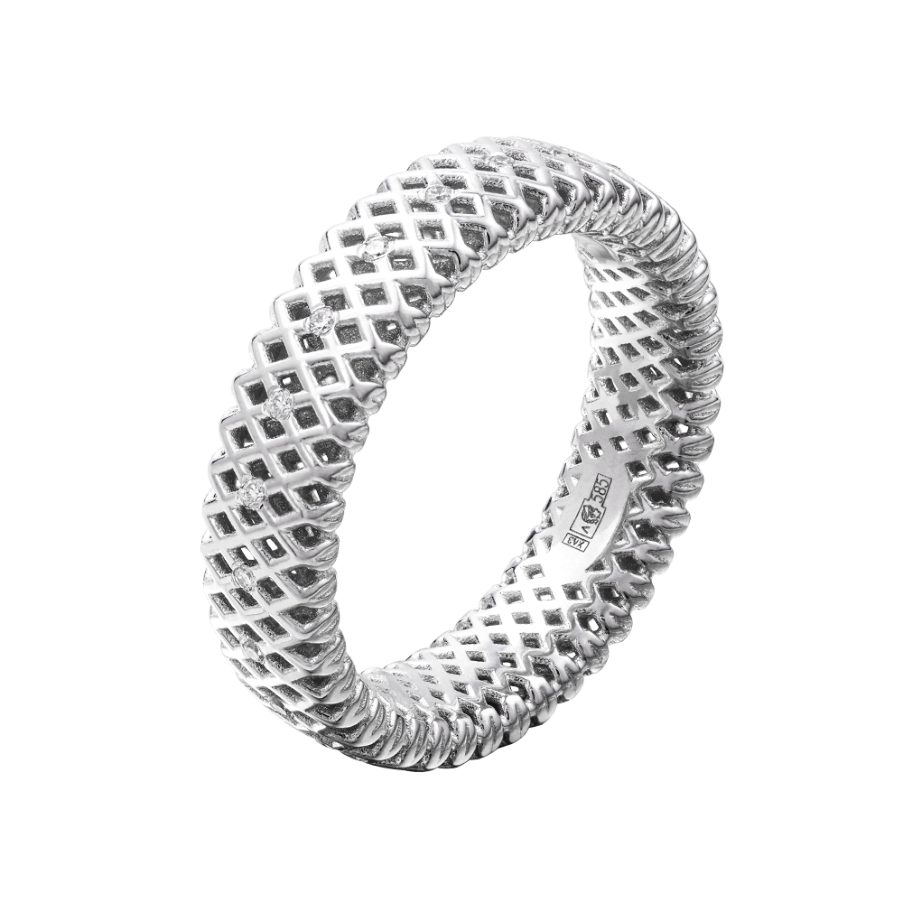 Кольцо из золота с бриллиантами 921657Б