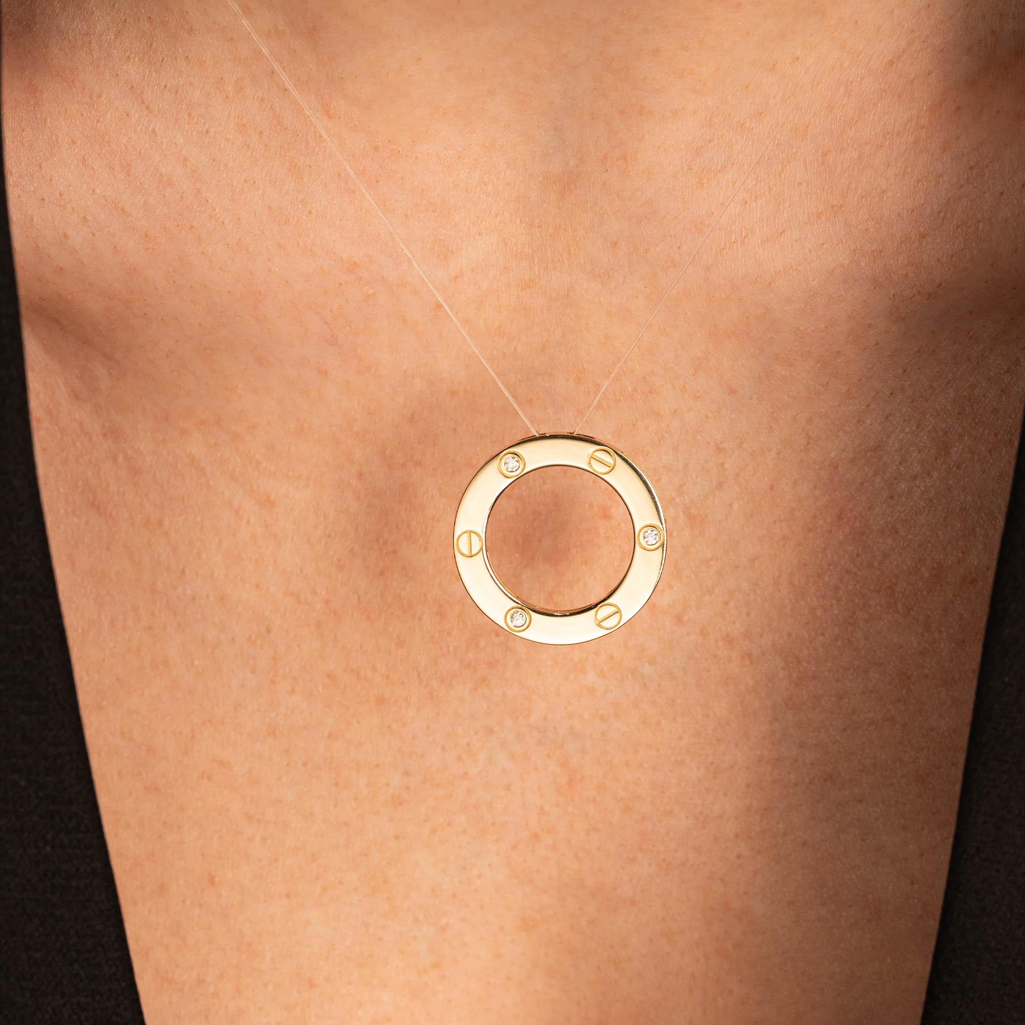 Подвеска  из желтого золота с бриллиантами 934553Б