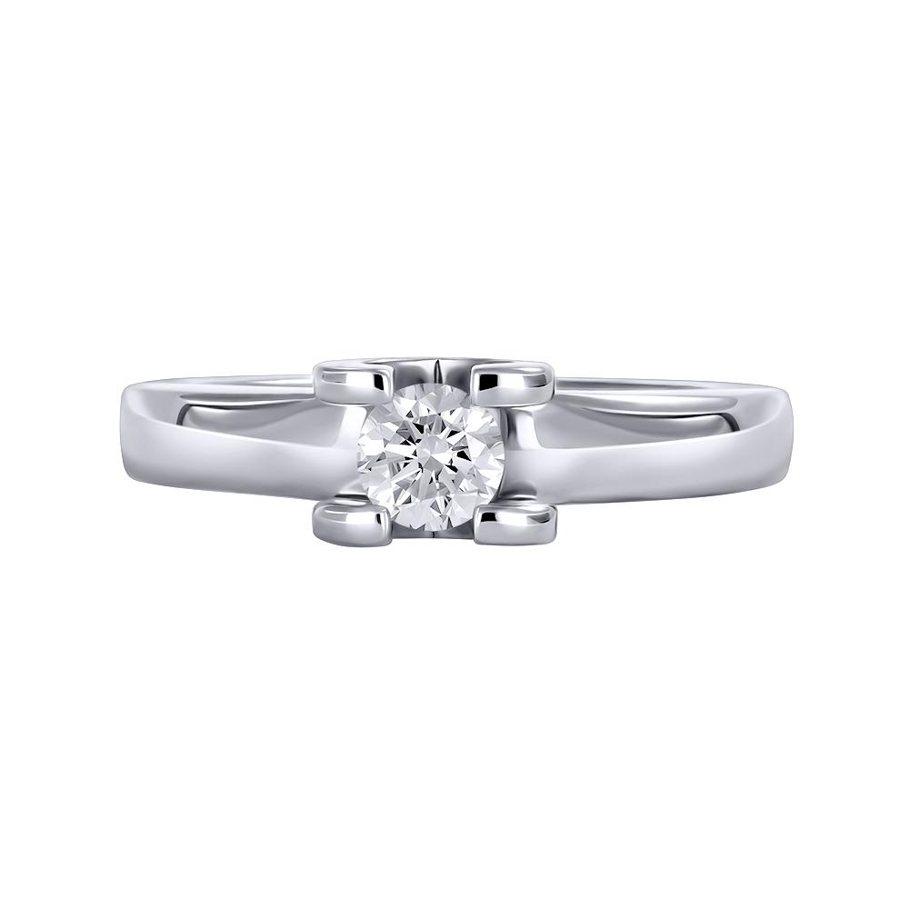 Кольцо из золота с бриллиантом 921385Б