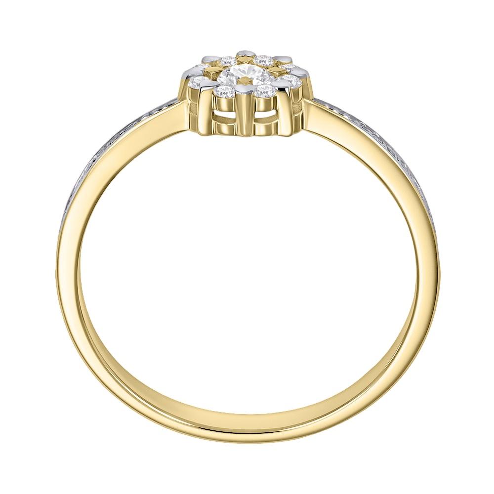 Кольцо из золота с бриллиантами 931319Б