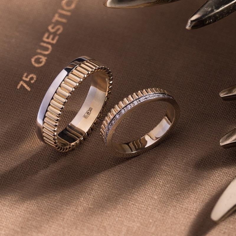 Кольцо из золота с бриллиантами 931479Б