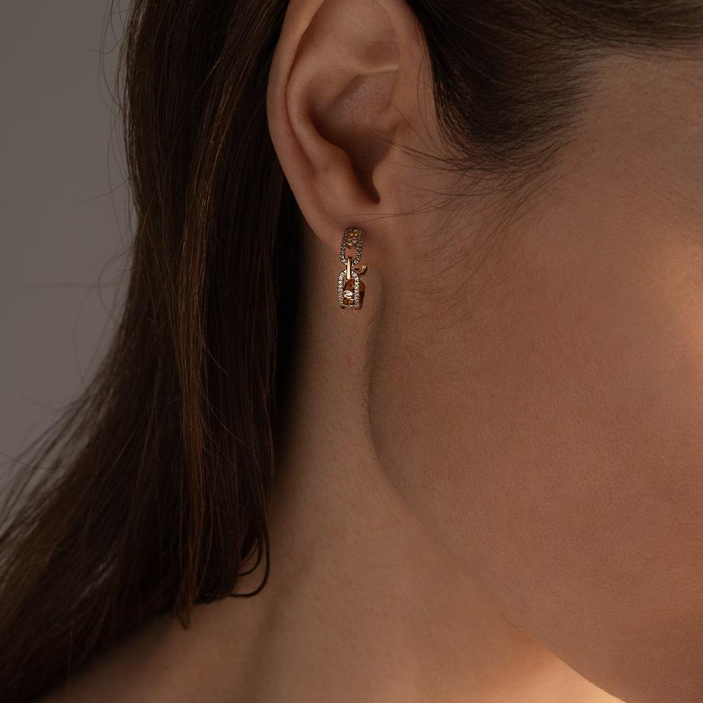 Серьги из желтого золота 932822Б