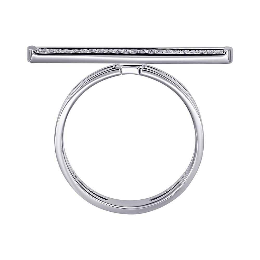 Кольцо из белого золота с бриллиантами 921637Б