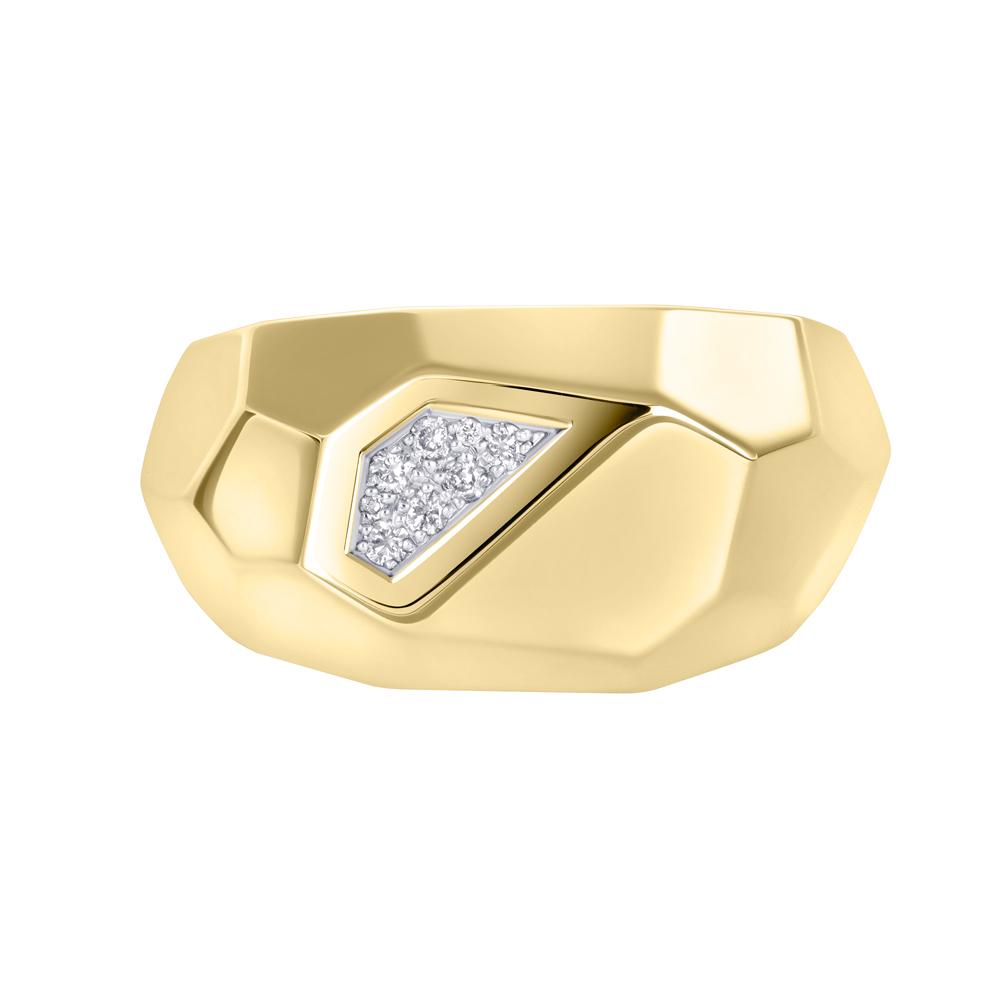 Кольцо из желтого золота 931995Б