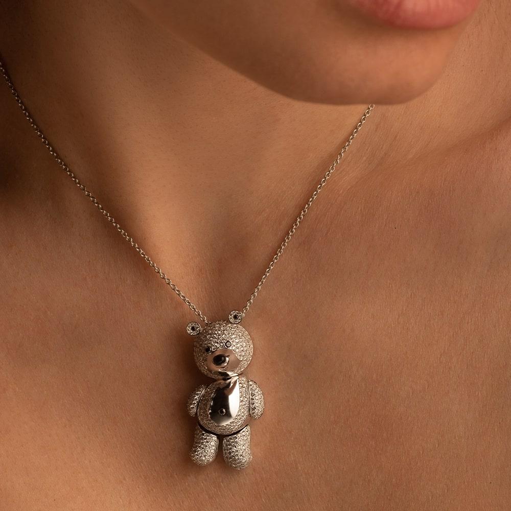 Подвеска из золота 585 пробы с бриллиантами 924761Б