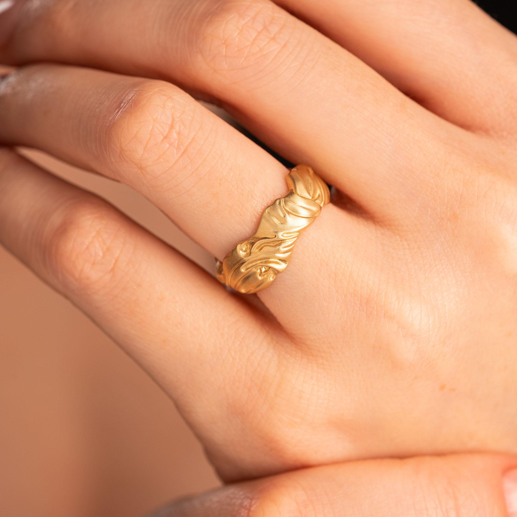 Кольцо из желтого золота 9311017