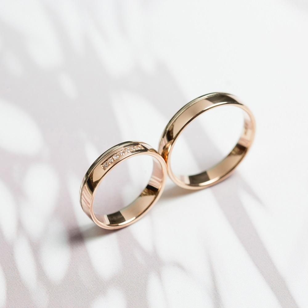 Обручальное кольцо из золота (синтеринг) 430-000-323