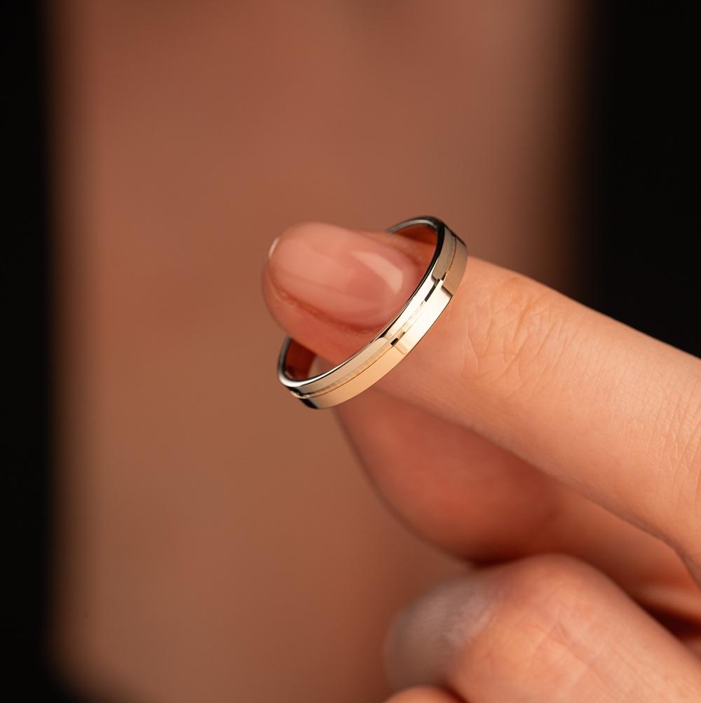 Обручальное кольцо из золота (синтеринг) 430-000-332