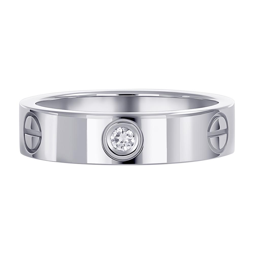 Обручальное кольцо из белого золота 921553Б