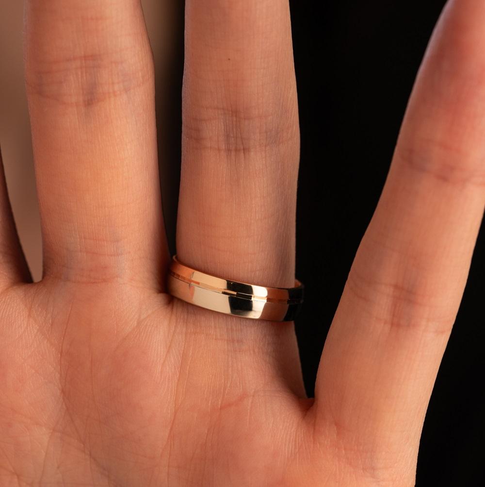 Обручальное кольцо из золота (синтеринг) 430-000-307