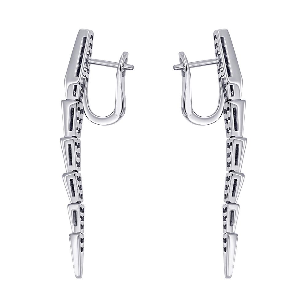 Серьги из золота с бриллиантами 922598-2Б