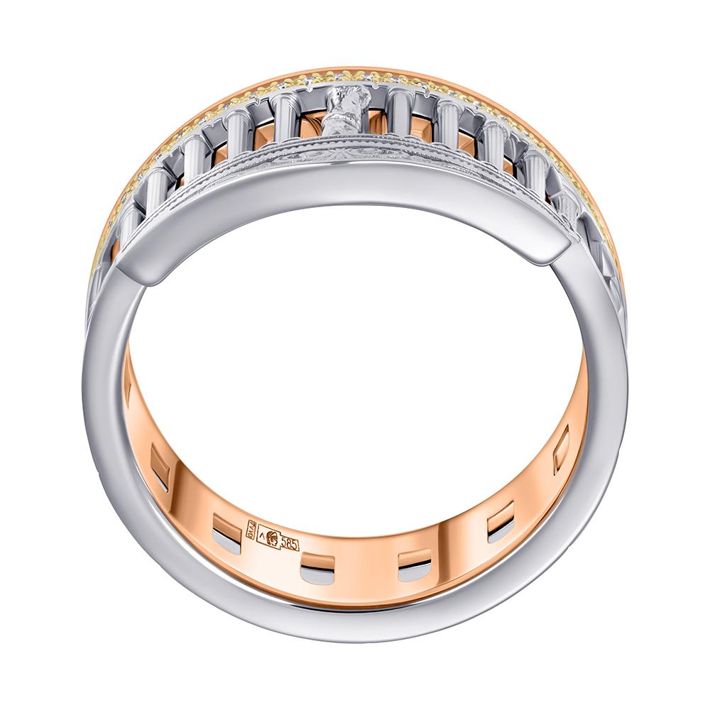 Кольцо из золота с бриллиантами 9111081Б