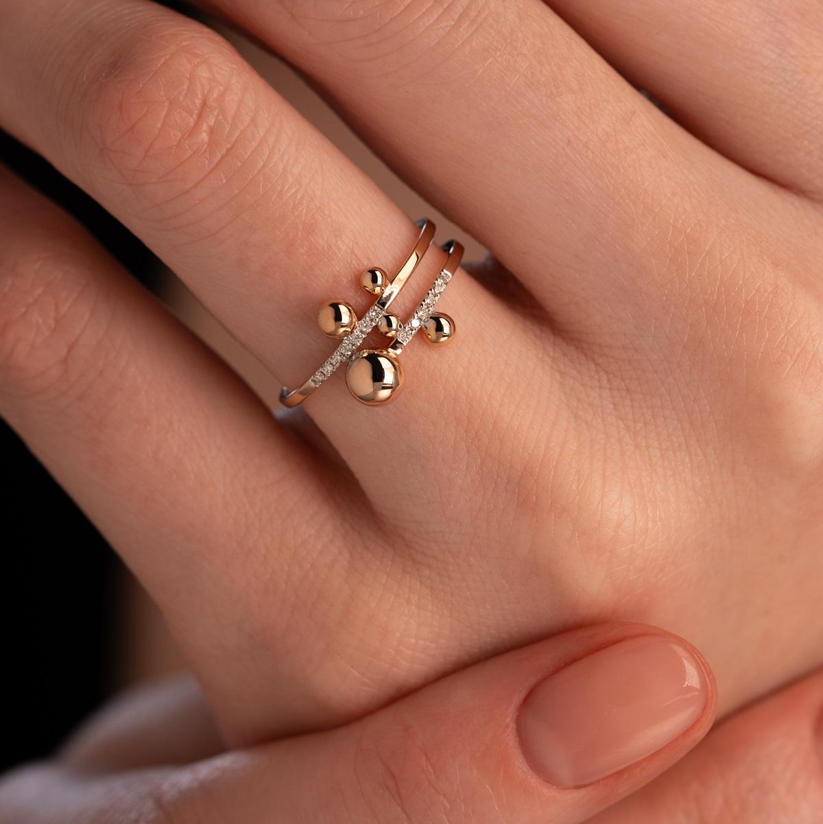 Кольцо с бриллиантами 911905Б