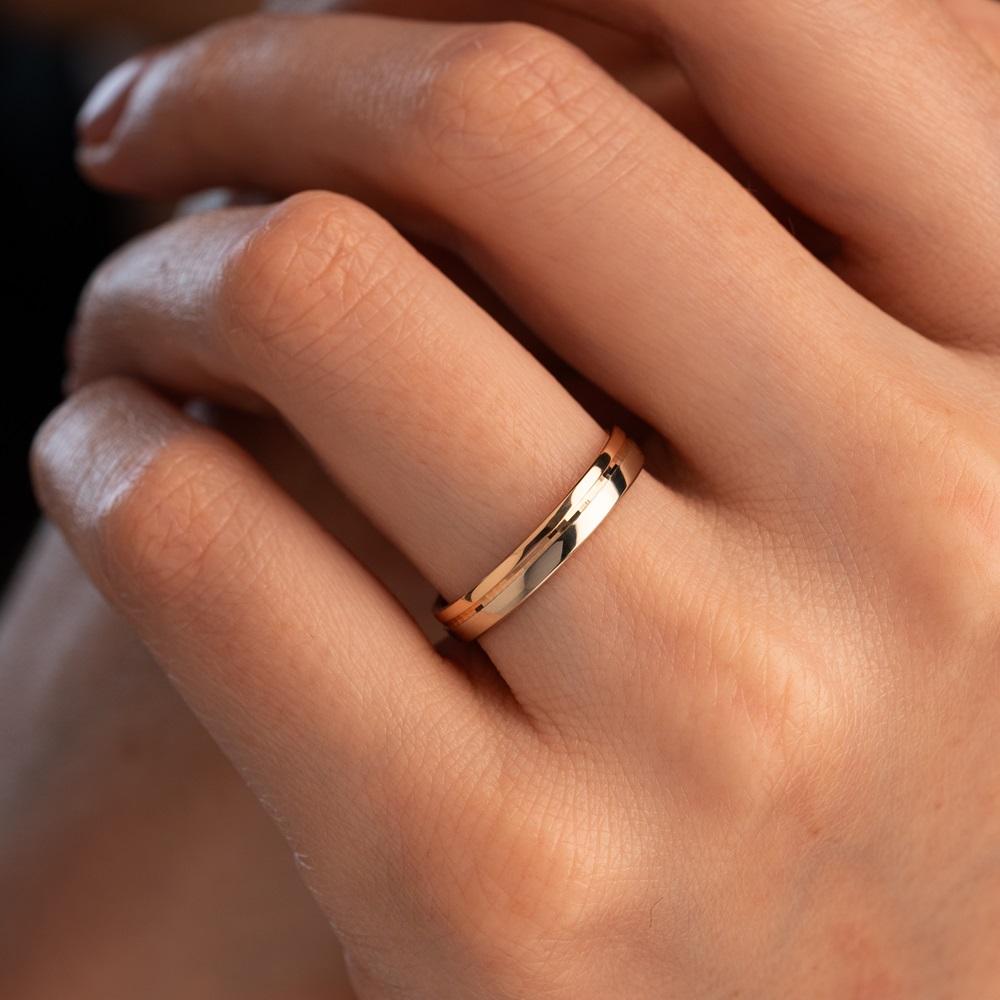 Обручальное кольцо из золота (синтеринг) 430-000-318