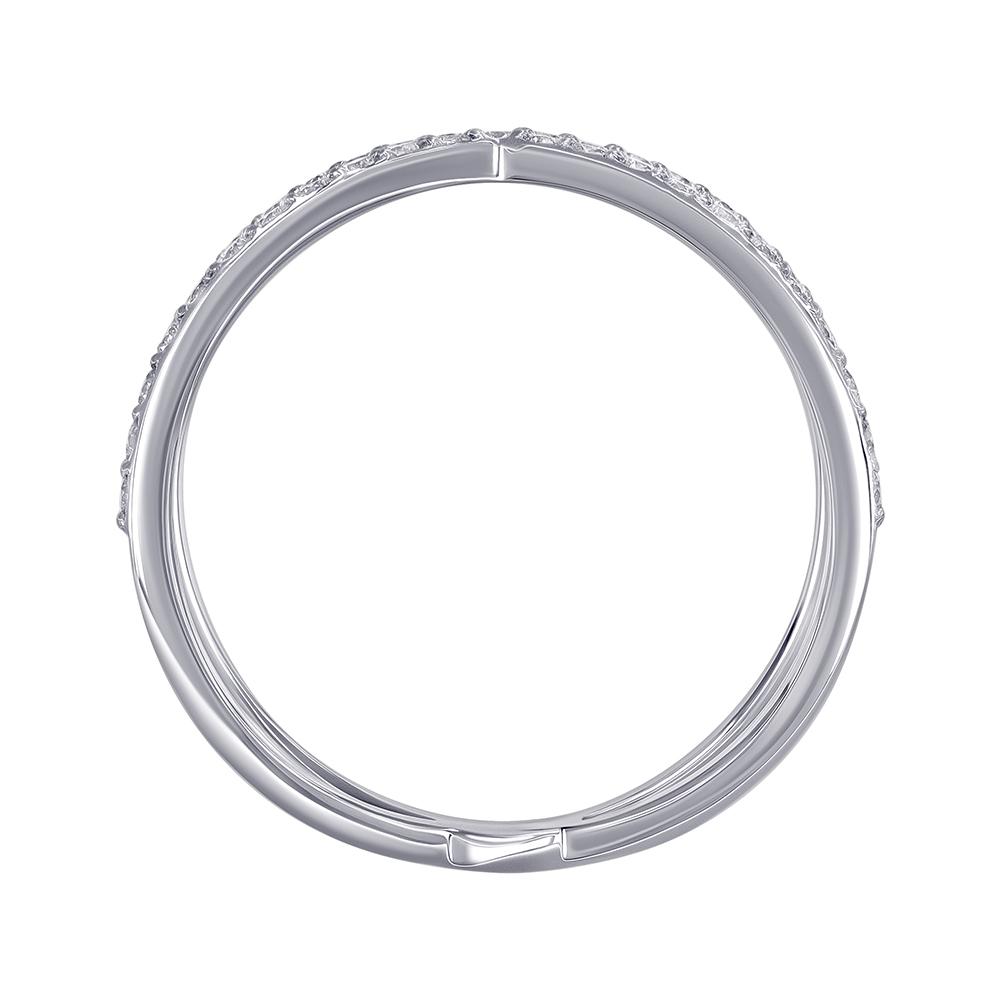 Кольцо из белого золота с бриллиантами 921897Б