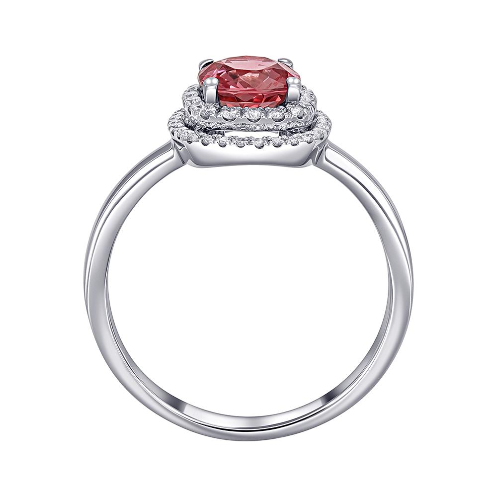 Кольцо с бриллиантами и шпинелью 921896Ш