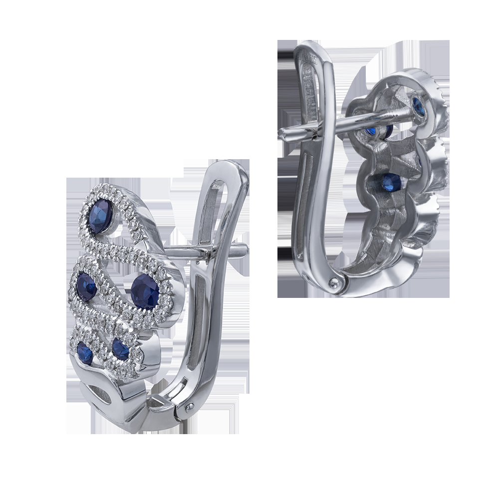 Серьги с бриллиантами 922485С