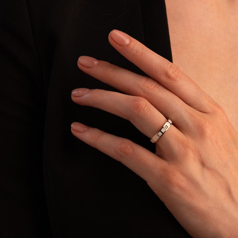 Кольцо из золота с бриллиантом 911511-2Б