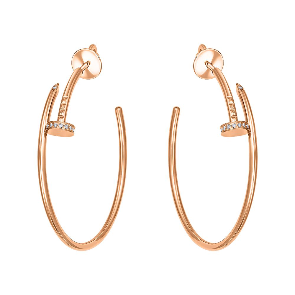 Серьги из золота с бриллиантами 912516Б