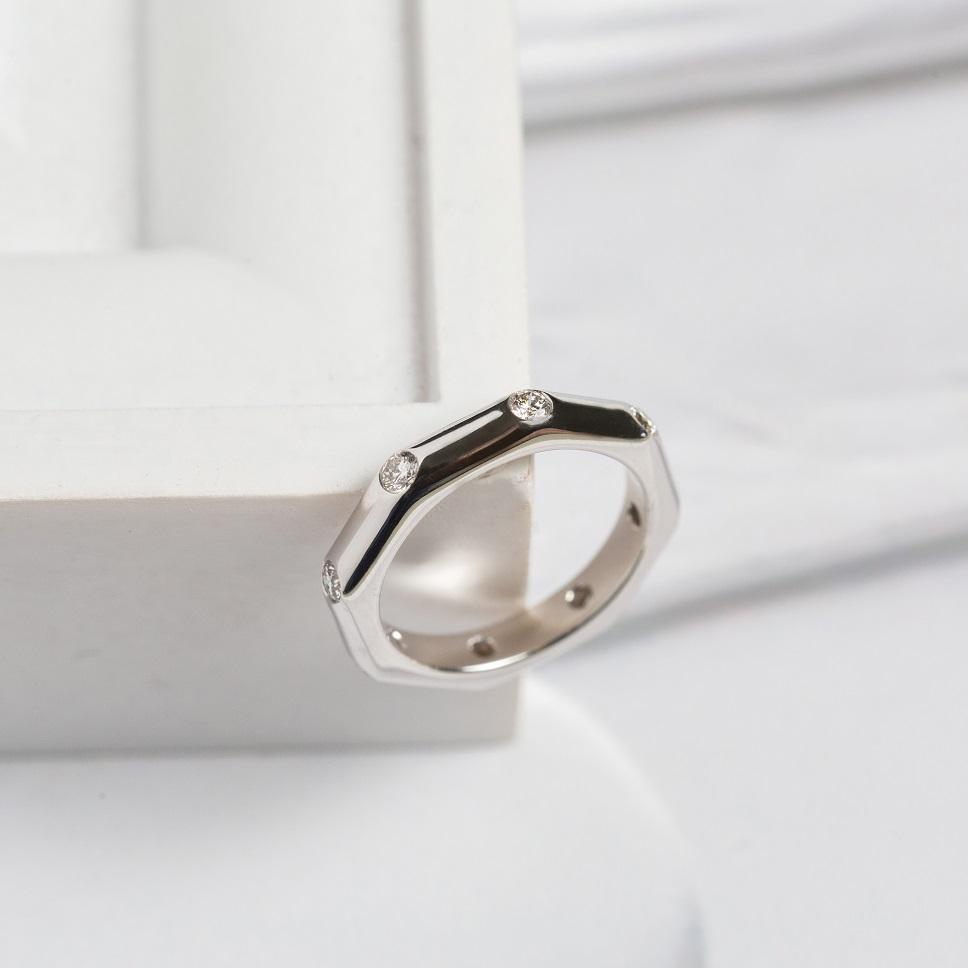 Кольцо из золота с бриллиантами 921439Б