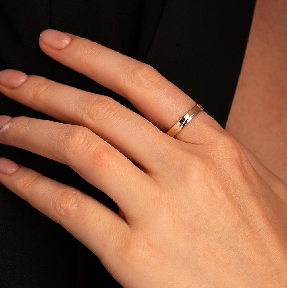 Обручальное кольцо из золота (синтеринг) 430-000-332