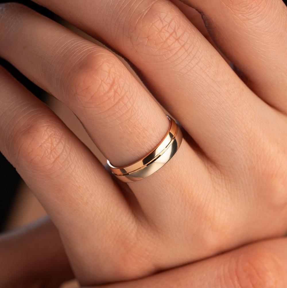 Обручальное кольцо из золота (синтеринг) 430-000-307