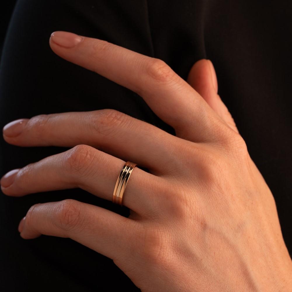 Обручальное кольцо из золота (синтеринг) 450-000-317