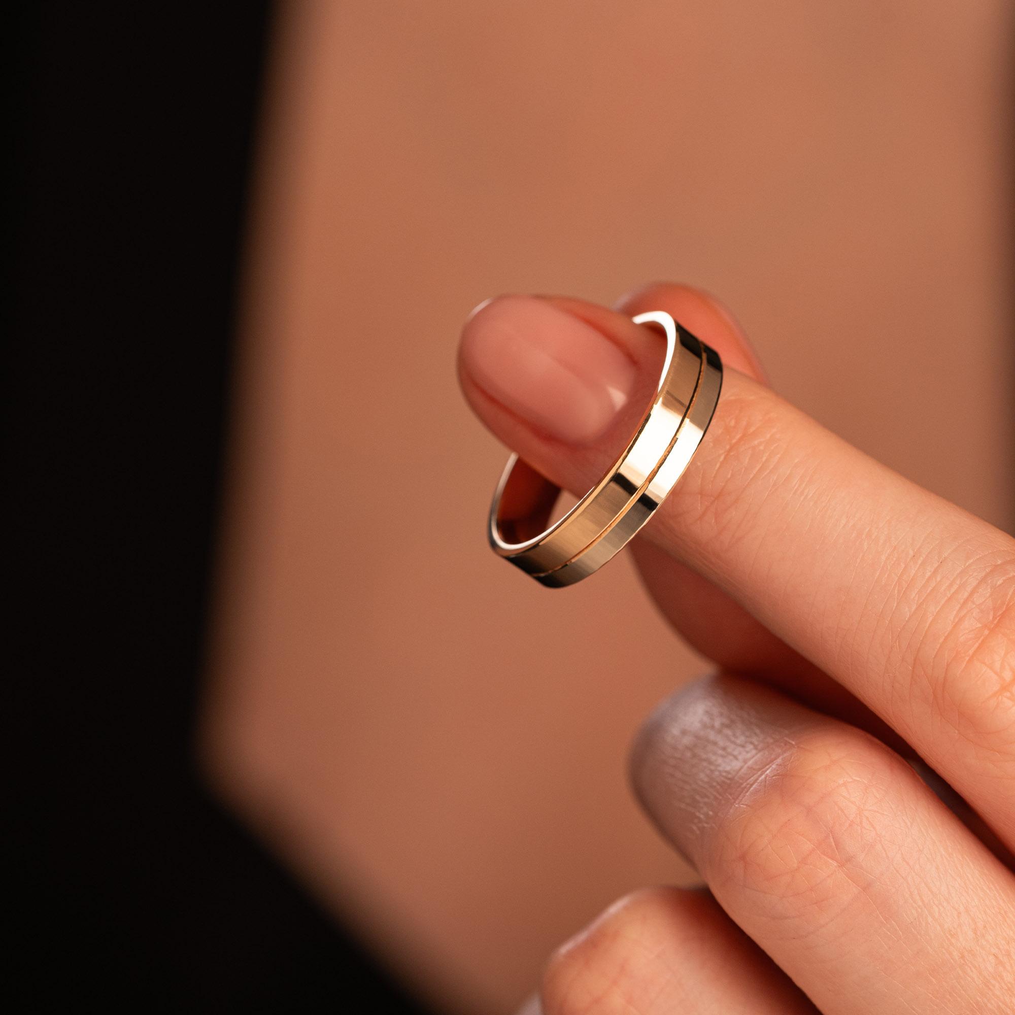 Обручальное кольцо из золота (синтеринг) 430-000-860