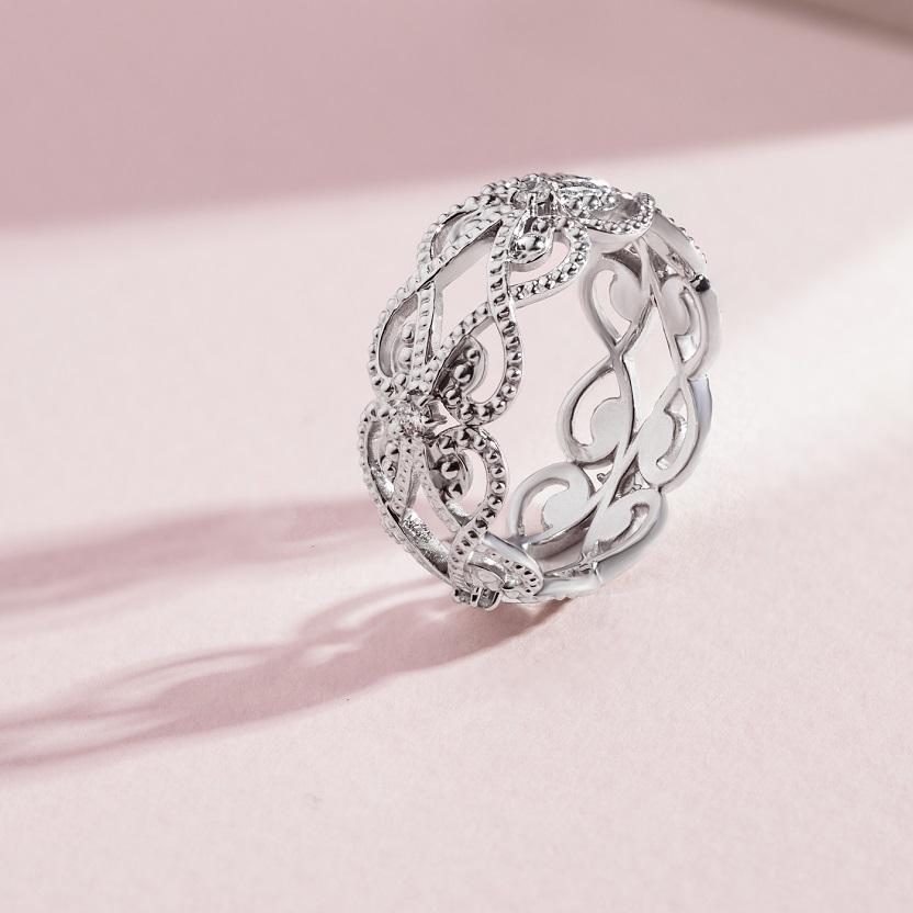 Кольцо из золота с бриллиантами 921379Б