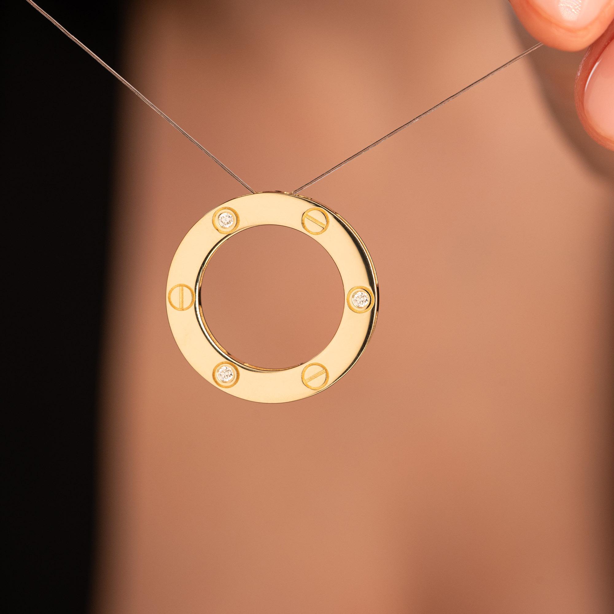 Подвеска  из желтого золота с бриллиантами 934553Б