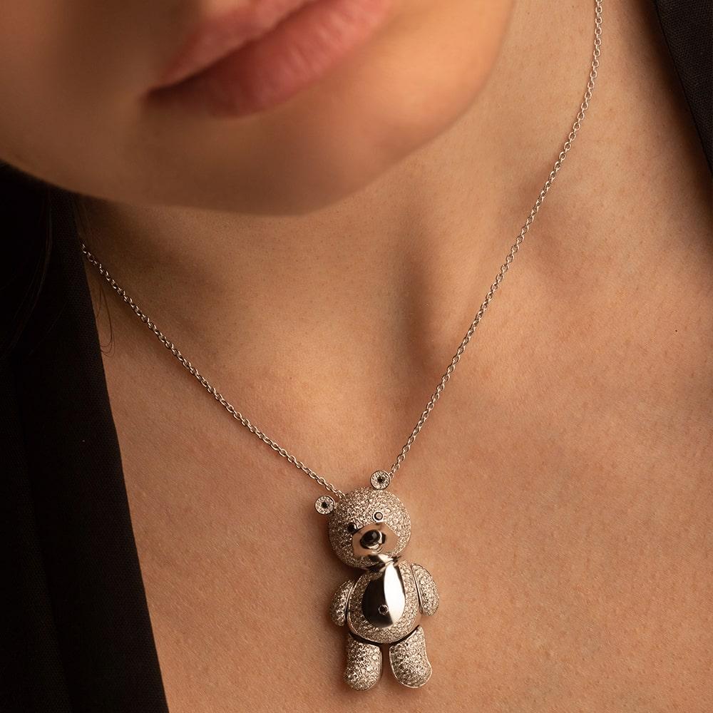 Подвеска из золота 585 пробы с бриллиантами 924761Б