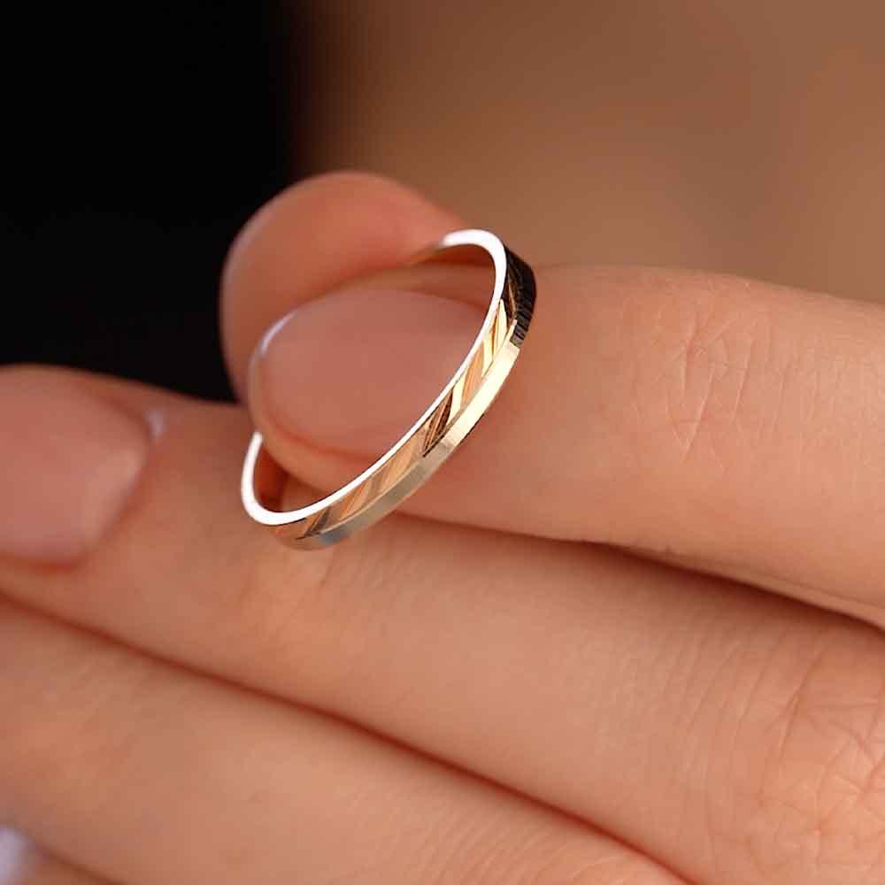 Обручальное кольцо из золота (синтеринг) 430-000-917