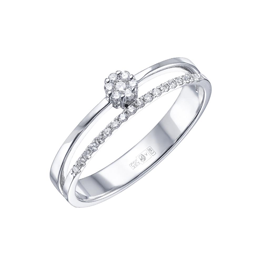 Кольцо из белого золота 921765Б