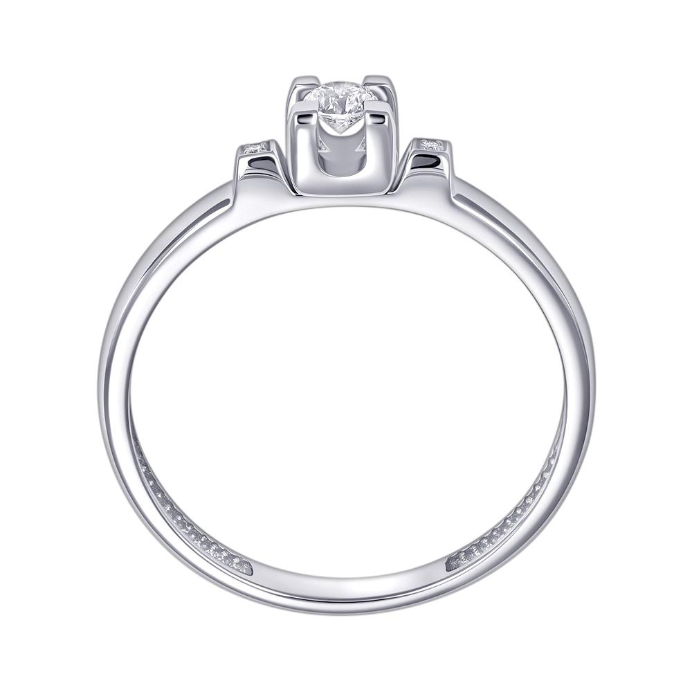 Кольцо из белого золота с бриллиантами 921869Б 