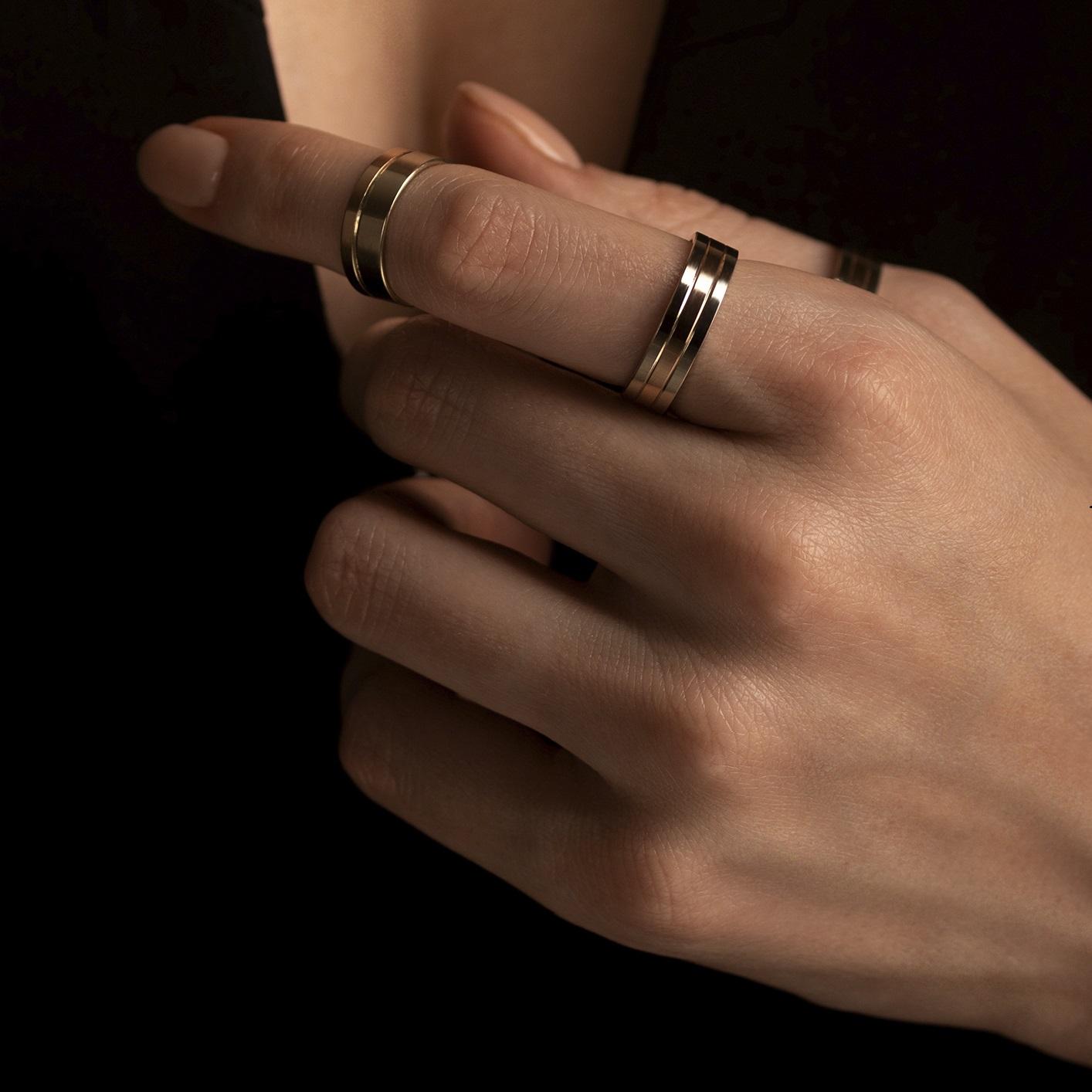 Обручальное кольцо из золота (синтеринг) 430-000-331