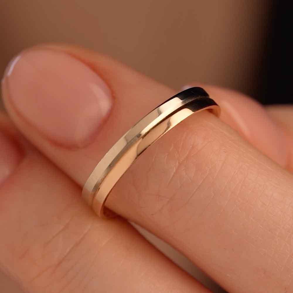 Обручальное кольцо из золота (синтеринг) 430-000-333