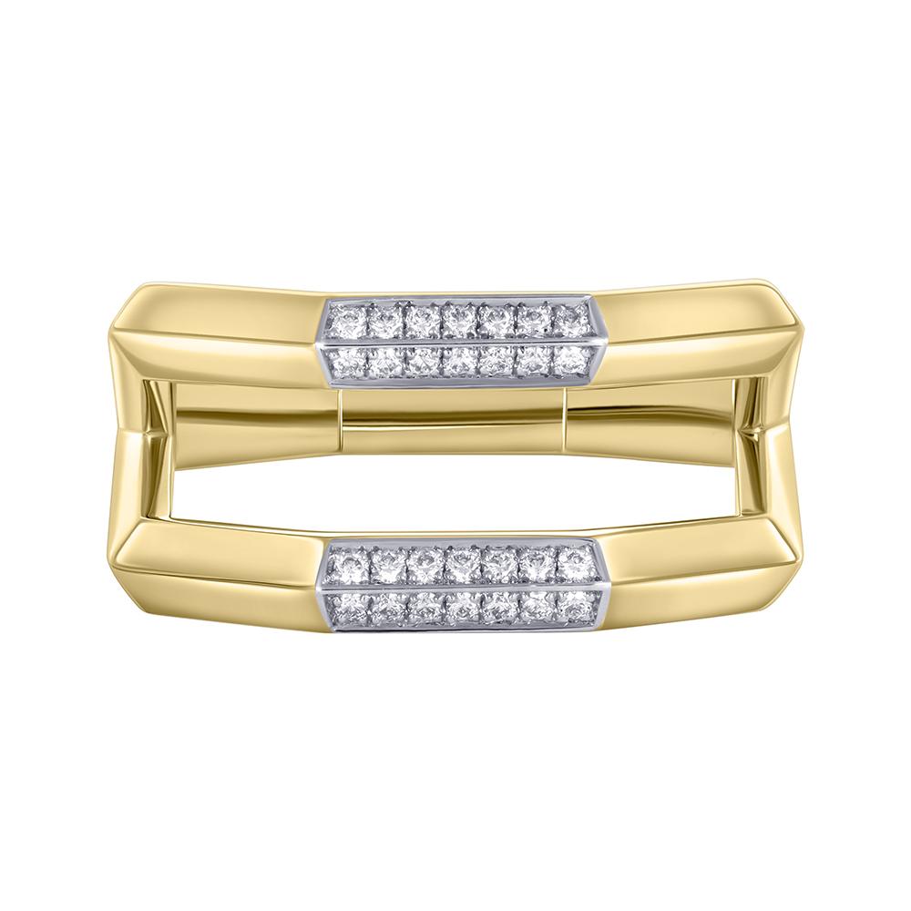 Кольцо из желтого золота с бриллиантами 9311059Б