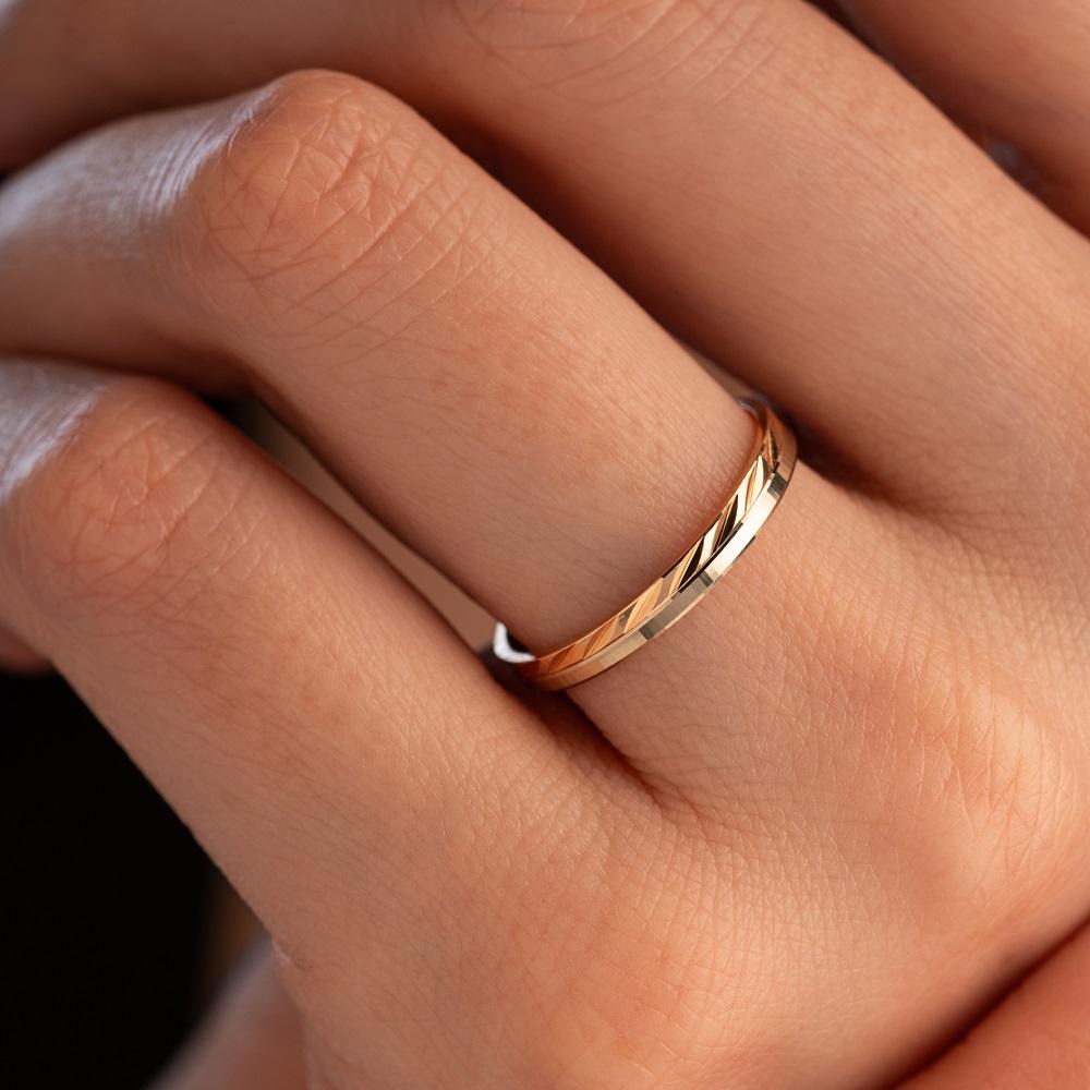 Обручальное кольцо из золота (синтеринг) 430-000-917