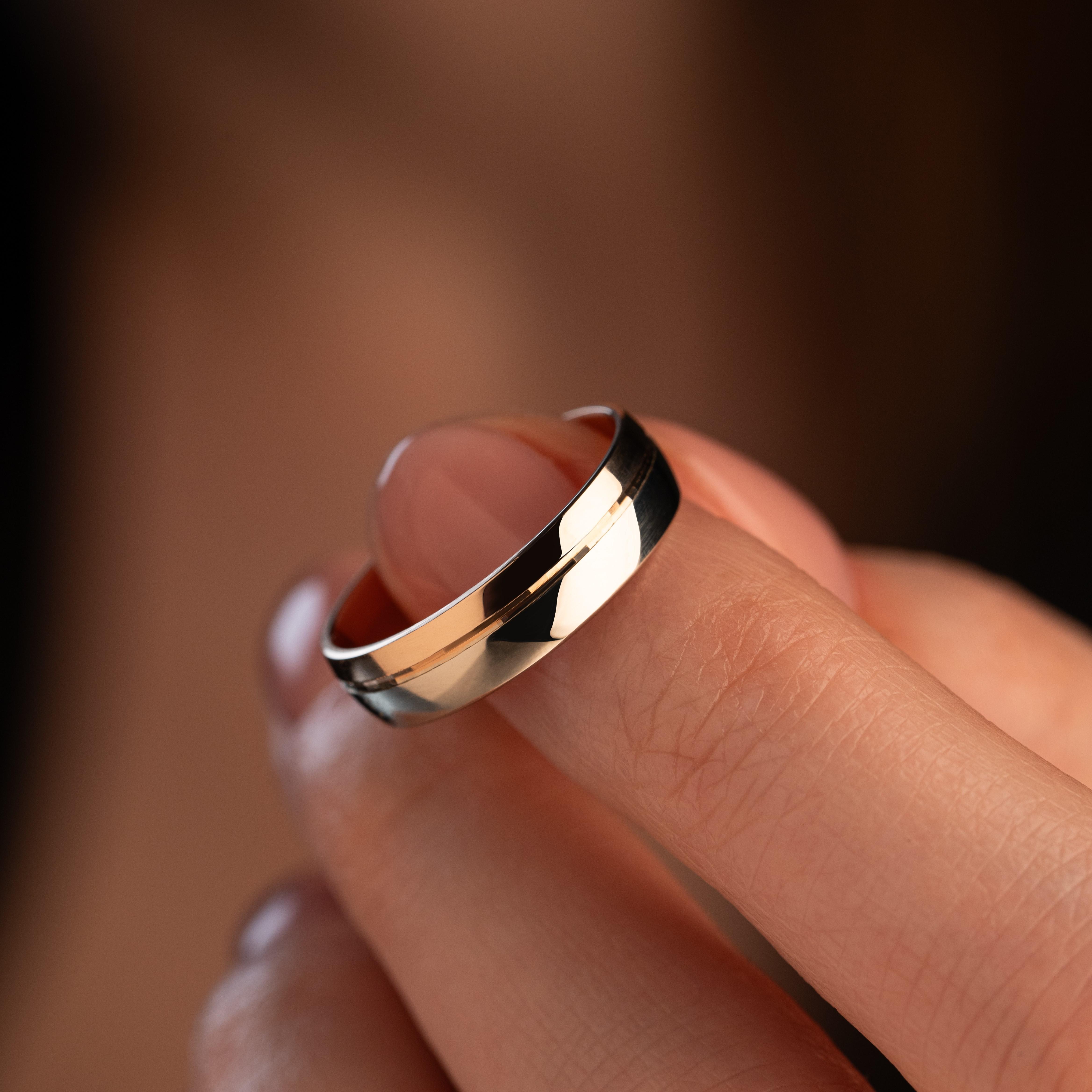 Обручальное кольцо из золота (синтеринг) 430-000-307