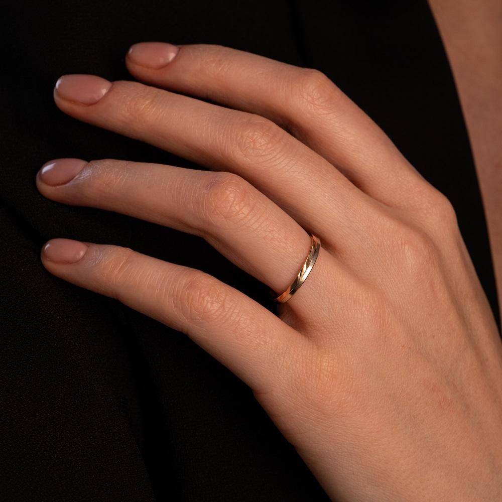 Обручальное кольцо из золота (синтеринг) 430-000-917