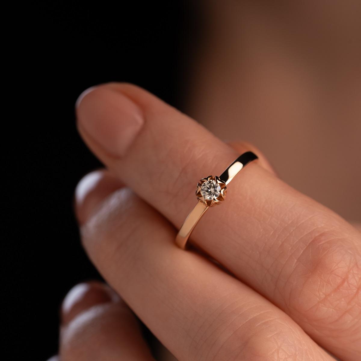 Помолвочное кольцо 911773Б