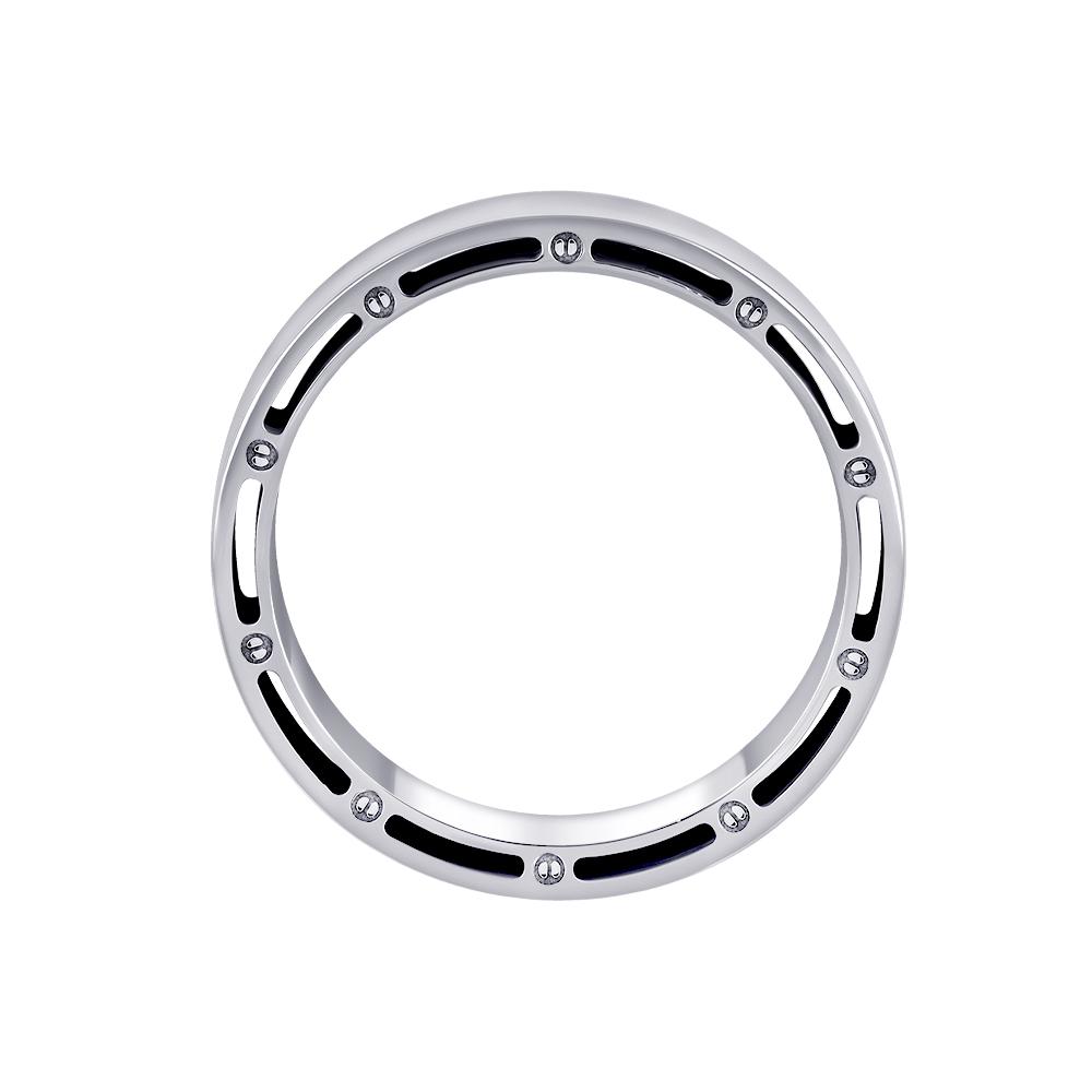 Обручальное кольцо из белого золота 9211018-2