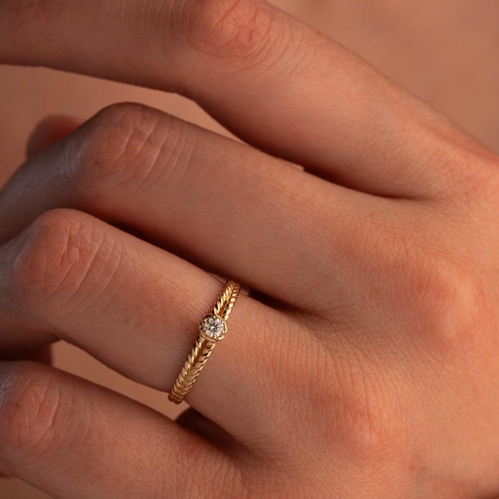 Помолвочное кольцо 931877Б