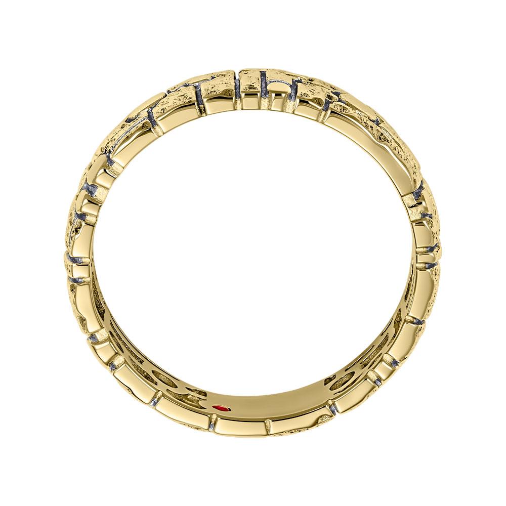 Кольцо из желтого золота с рубином 9311070