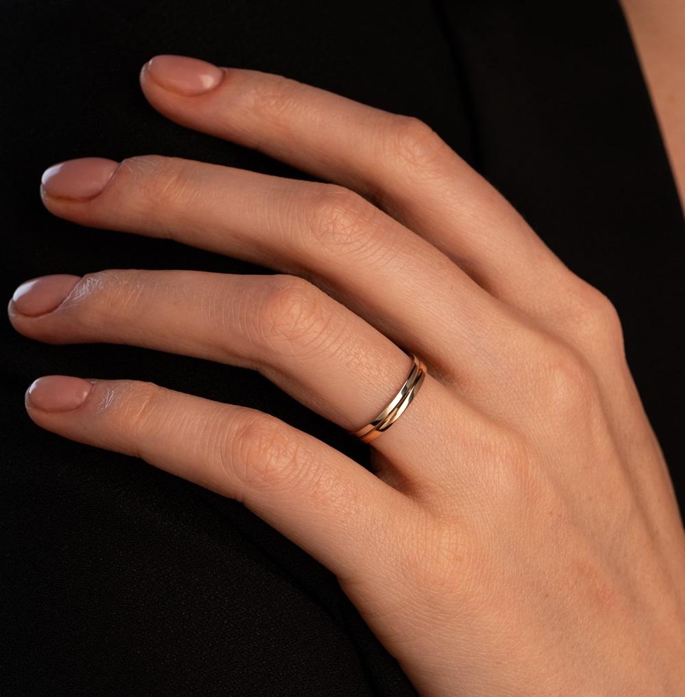 Обручальное кольцо из золота (синтеринг) 430-000-333